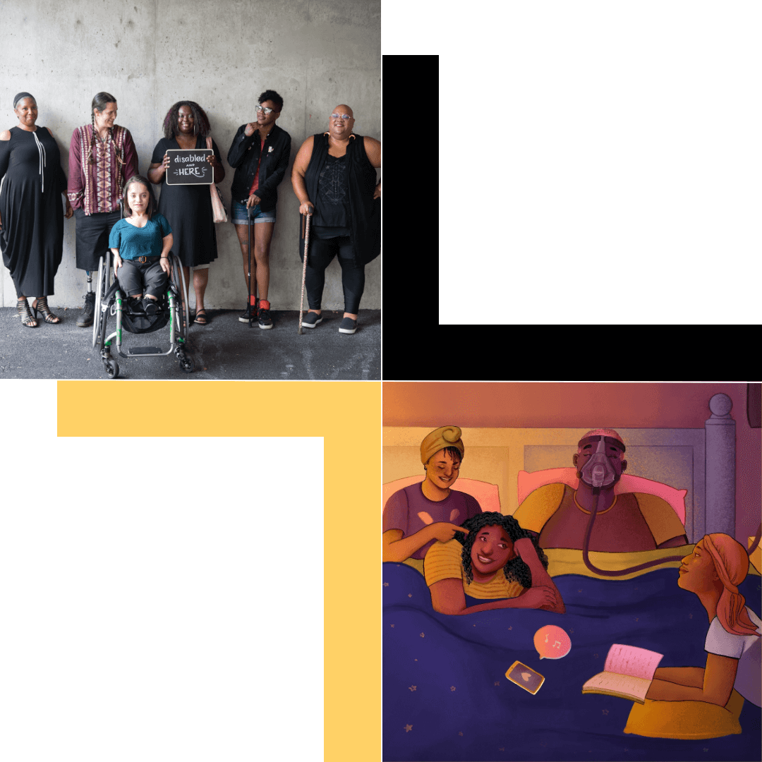 Collage of disabled BIPOC